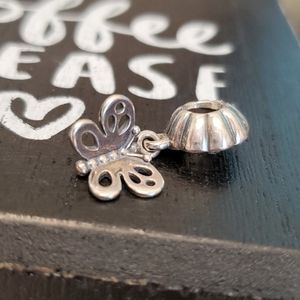 Pandora Friends Forever Butterfly Dangle Charm